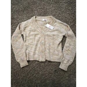 Chloe + Cyrus Girls Button Up‎ Cardigan Sweater New with Tags Size M Medium
